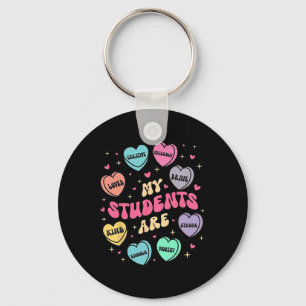 My Students Are Enough Friendly Valentines Day Tea Key Ring