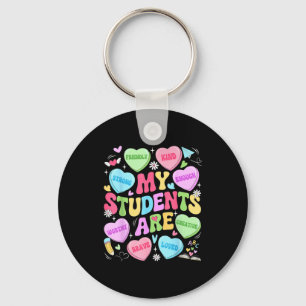 My Students Are Kind Strong Valentine Teacher Wome Key Ring
