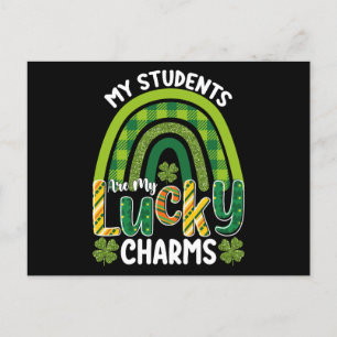 My Students Are My Lucky Charms St Patrick's Day Postcard