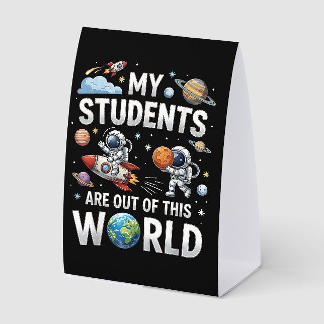 My Students are Out in This Space World (Front)