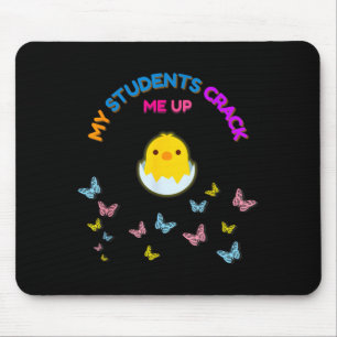 My students me up funny easter teacher shirt mouse mat