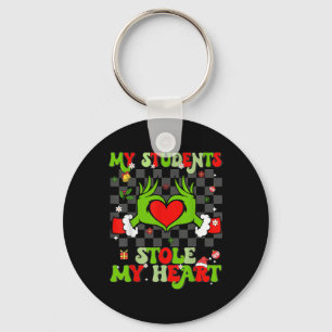 My Students Stole My Heart Christmas Xmas Teacher Key Ring
