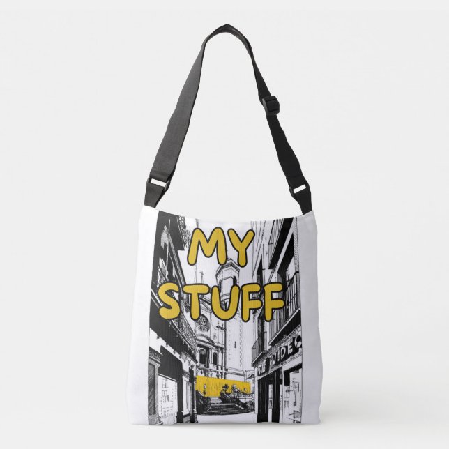 My Stuff Cross body Tote Bags  (Front)