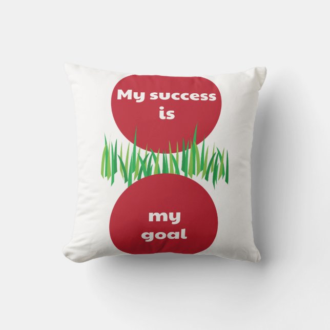 My success is my goal EN Cushion (Front)