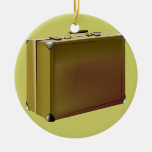 My Suitcase Is Packed! Ceramic Tree Decoration