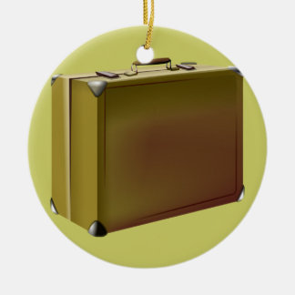 My Suitcase Is Packed! Ceramic Tree Decoration