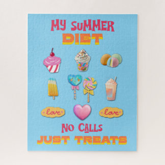 My Summer Diet No Calls Just Treats Jigsaw Puzzle