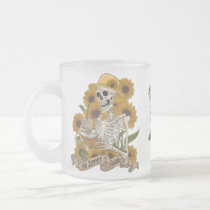 My Summer is Booked Frosted Glass Coffee Mug