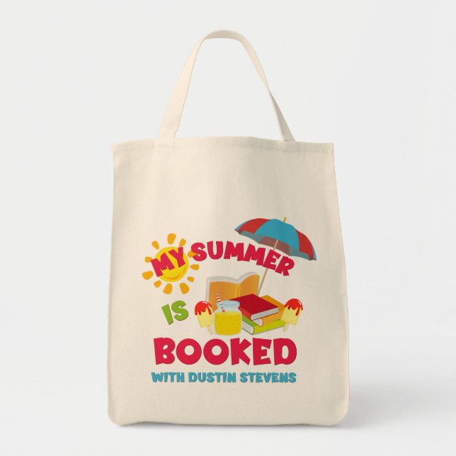 My Summer Is Booked with Dustin Stevens Tote Bag (Front)