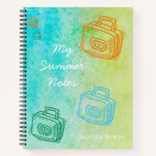 My Summer Notes Notebook