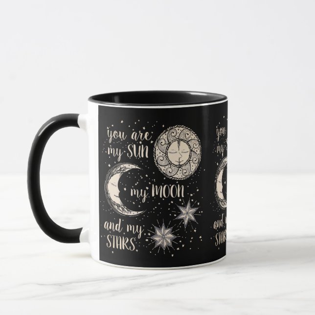 My Sun, My Moon, My Stars Mug (Left)