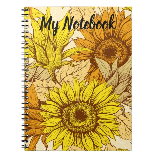 My Sunflower Notebook (Front)