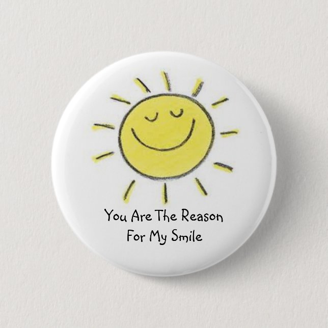 My Sunshine 6 Cm Round Badge (Front)
