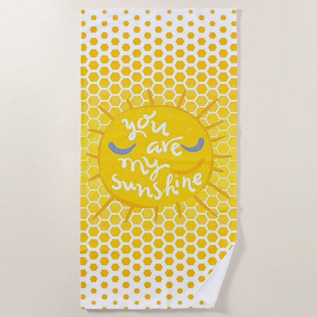My Sunshine Beach Towel (Front)