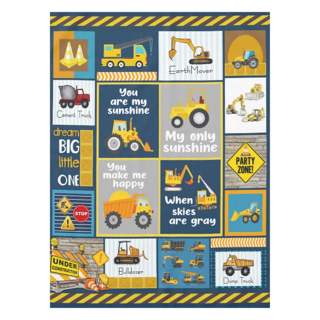 My Sunshine Dream Big Little One Tablecloth (Front)