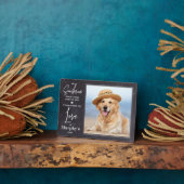 My Sunshine Personalised Photo Pet Dog Lover  Plaque (Side)