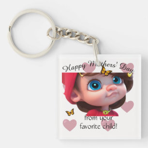 My super cool mom key ring