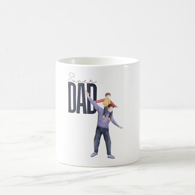 My Super Dad Magic Mug (Center)