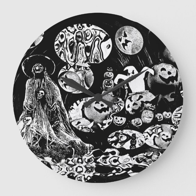 My Super Halloween Large Clock (Front)