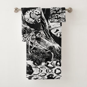 My Super Halloween V3 Bath Towel Set