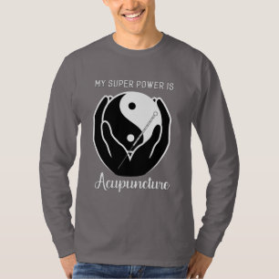My Super Power is Acupuncture Men's Tee - long