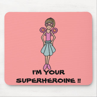 My superheroine mouse mat