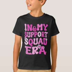 My Support Squad Era Groovy Breast Cancer Awarenes T-Shirt