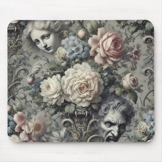 My Sweet Fang – Gothic Victorian Mouse Mat (Front)