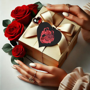 My Sweet Heart Red Shiny Valentine Heart Sticker