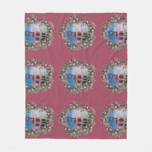 my sweet jamie flowersWrapping Paper Fleece Blanket
