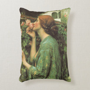 My Sweet Rose, or Soul of the Rose by Waterhouse Decorative Cushion
