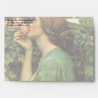 My Sweet Rose, or Soul of the Rose by Waterhouse Envelope