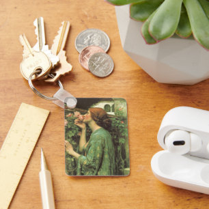 My Sweet Rose, or Soul of the Rose by Waterhouse Key Ring