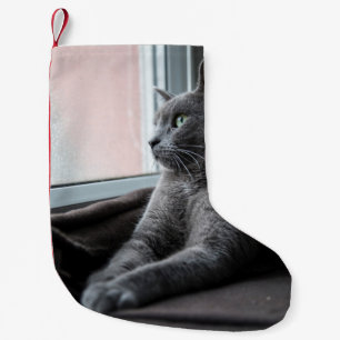 MY SWEETHEART ROUTER  RESCUED KITTEN SMALL CHRISTMAS STOCKING