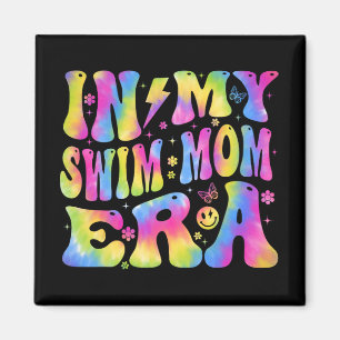My Swim Mum Era Funny Swimmers Swimming Coach Moth Magnet