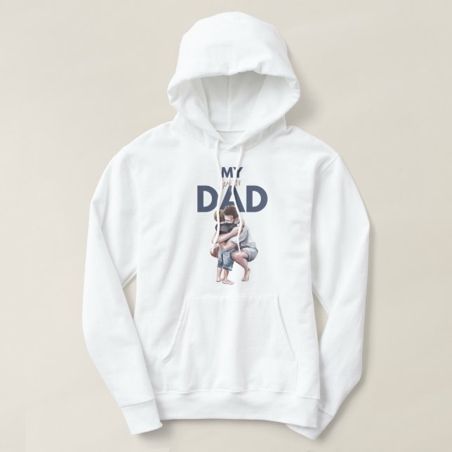 "MY SWISH DAD – Dad love t-shirt for men and women Hoodie (Design Front)