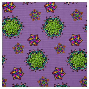 My symetrical Doodle Pattern #1 Fabric