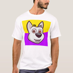 My Talking Dog Charlie T-shirt for man purple