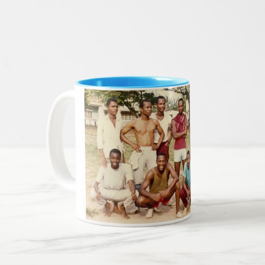 My Team Beat Your Team-V2 Two-Tone Coffee Mug