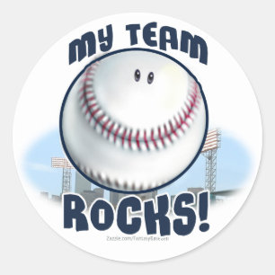 My Team Rocks Sticker