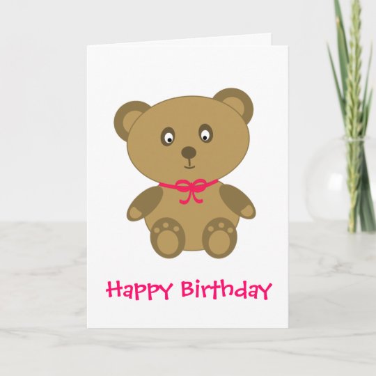 happy birthday my teddy bear