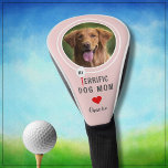 My Terrific Dog Mum Personalised Golfer Photo  Golf Head Cover<br><div class="desc">What a lovely and fun way to cheer her on the course -- and, yes, of course, she is terrific! With tee and ball -- photo and heart -- it will make her day. Personalise with a valued photograph. This is a wonderful gift to be treasured for many years to...</div>
