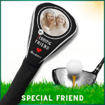 My Terrific Friend Personalised Golfer Photo  Golf Head Cover<br><div class="desc">What a lovely and fun way to cheer her on the course -- and, yes, of course, she is terrific! With tee and ball -- photo and heart -- it will make her day. Personalise with a valued photograph that tells the story of your friendship. This is a wonderful gift...</div>
