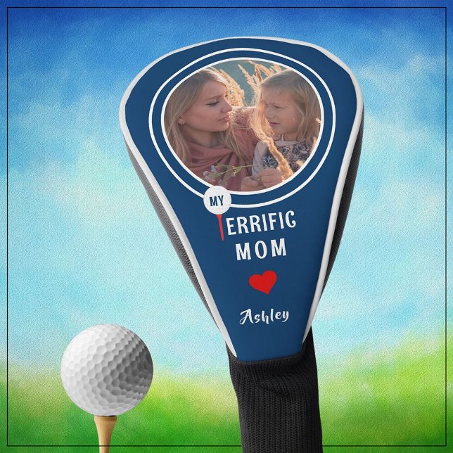 My Terrific Mum Personalised Golfer Photo Golf Head Cover (Creator Uploaded)
