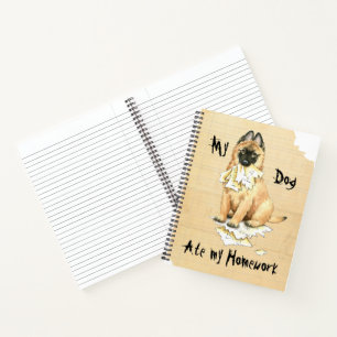 My Tervuren Ate My Homework Notebook