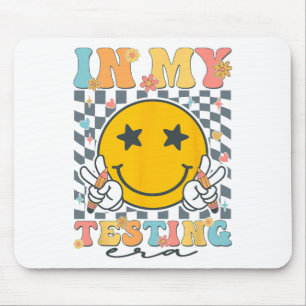 My Testing Era Funny Groovy Test Day Teacher Stude Mouse Mat