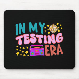 My Testing Era School Teacher Student Groovy Test Mouse Mat