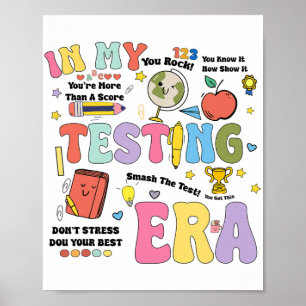 My Testing Era Staar Test Day You Got This Motivat Poster