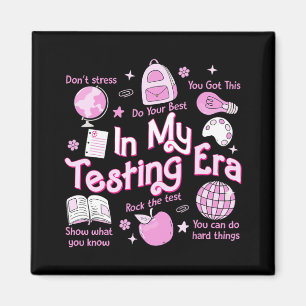 My Testing Era Teachers Student Rock The Test Test Magnet