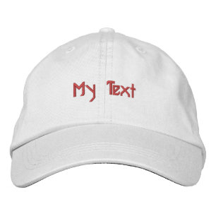 My Text attractive looking charming-Hat Embroidered Hat